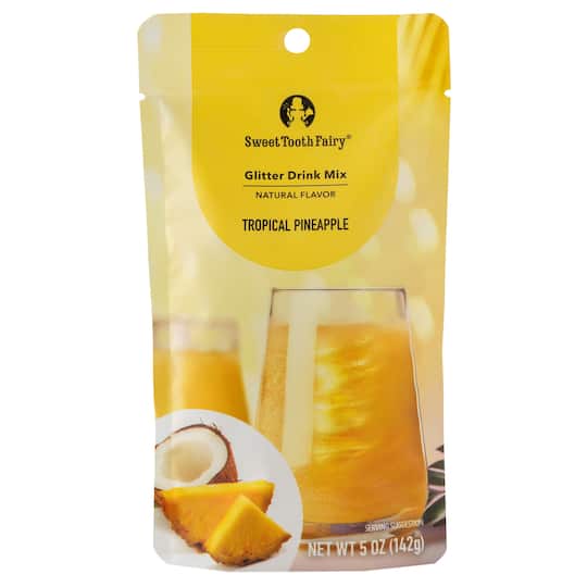 Sweet Tooth Fairy&#xAE; Tropical Pineapple Glitter Drink Mix